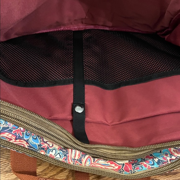 Baosha convertible book bag and crossbody in floral print - Picture 4 of 7